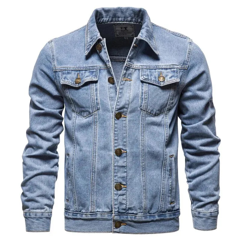 Men's Cotton Slim Fit Denim Jacket