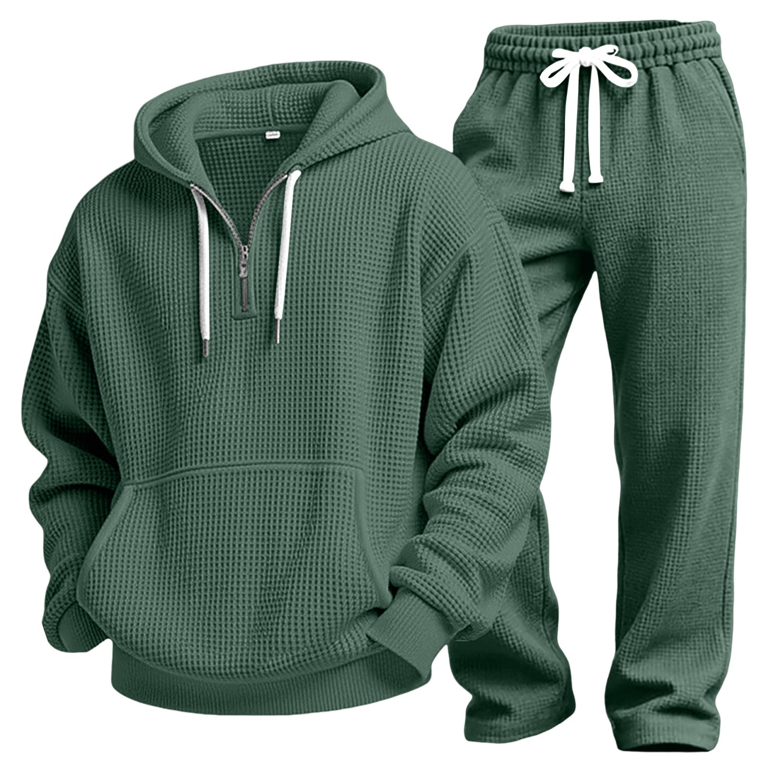 Men's Outdoor Casual Waffle Knit Tracksuit