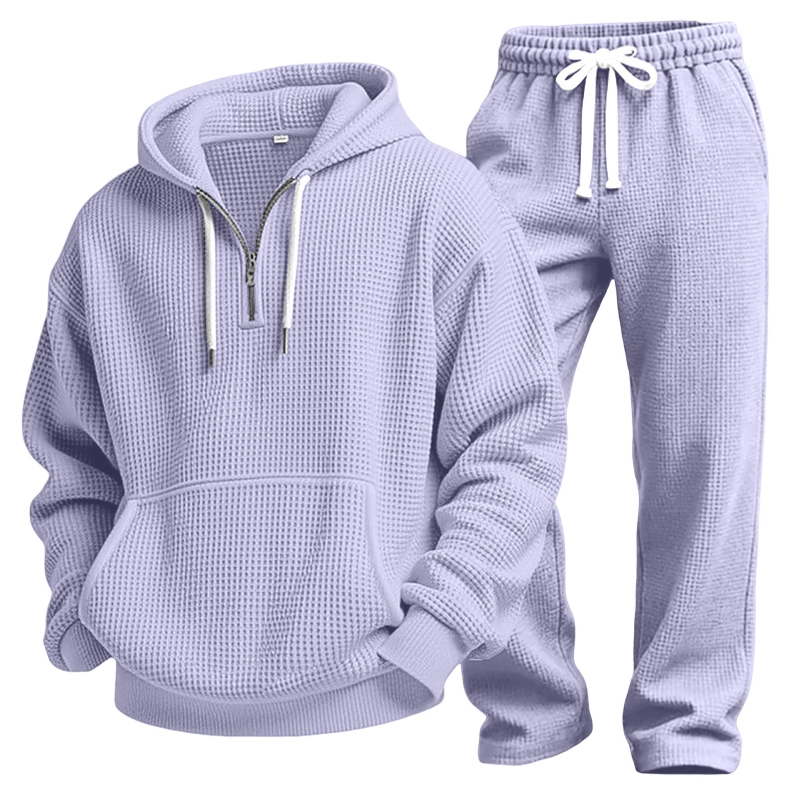 Men's Outdoor Casual Waffle Knit Tracksuit