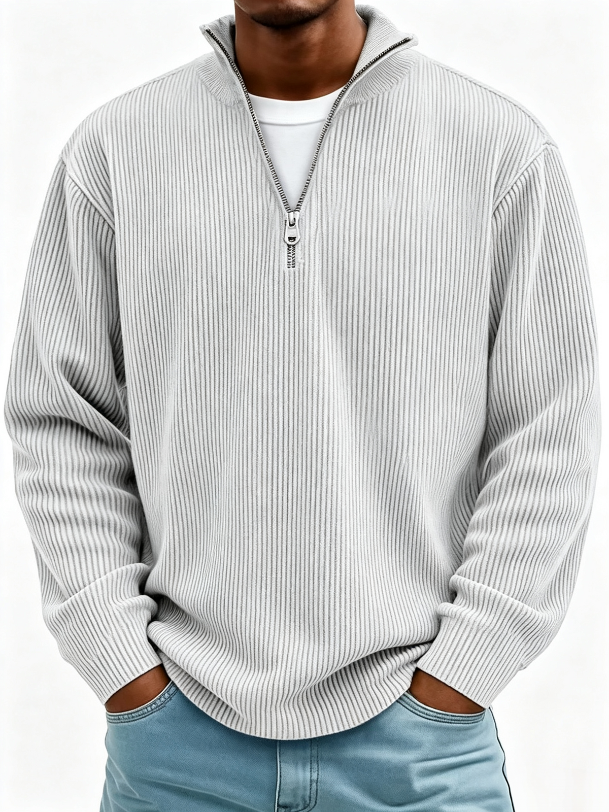 Men's Classic Comfort Corduroy Polo Shirt