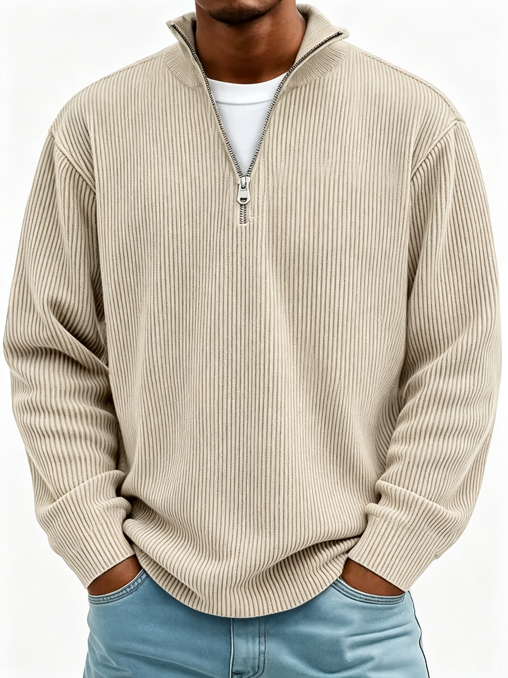 Men's Classic Comfort Corduroy Polo Shirt
