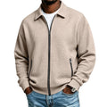 Men's Casual Waffle Jacket