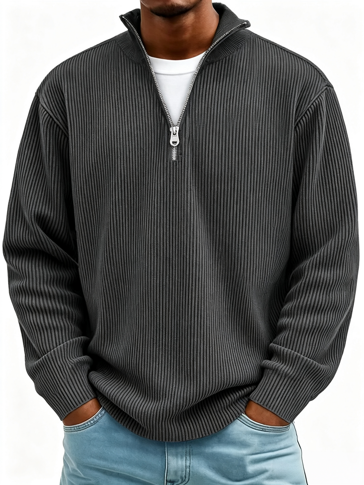 Men's Classic Comfort Corduroy Polo Shirt