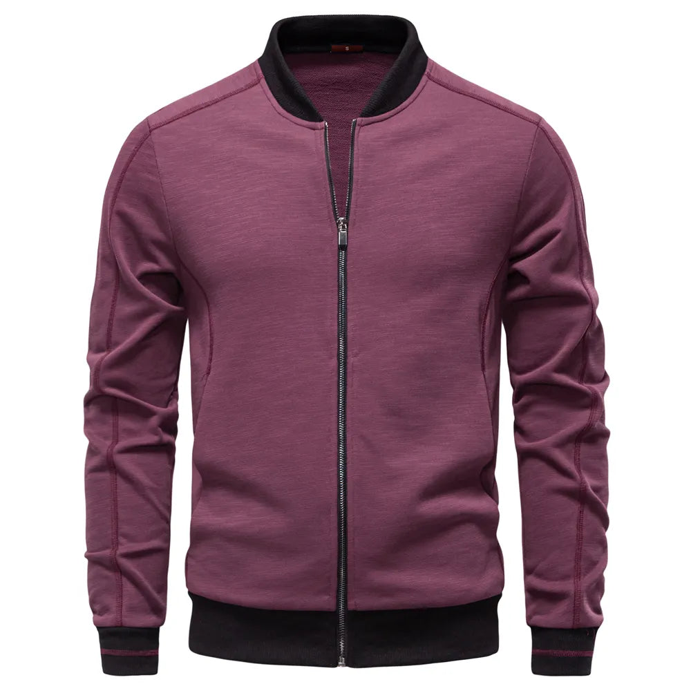 Men's Casual Cotton Baseball Jacket