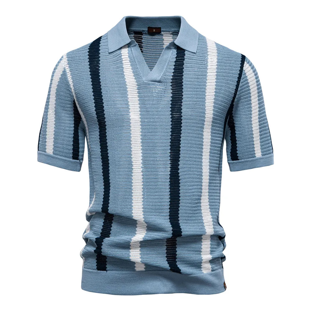 Men's Casual Hollow-out Knitted Top