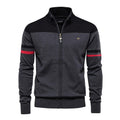 Men's 100% Cotton Zipper Cardigan Sweater