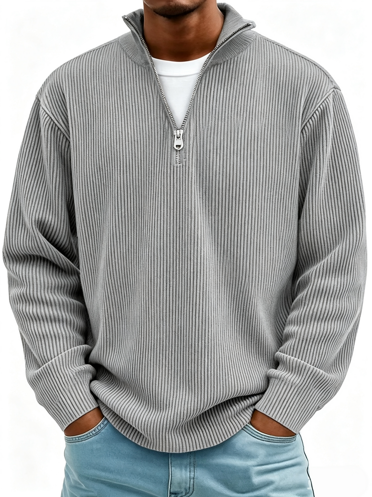 Men's Classic Comfort Corduroy Polo Shirt