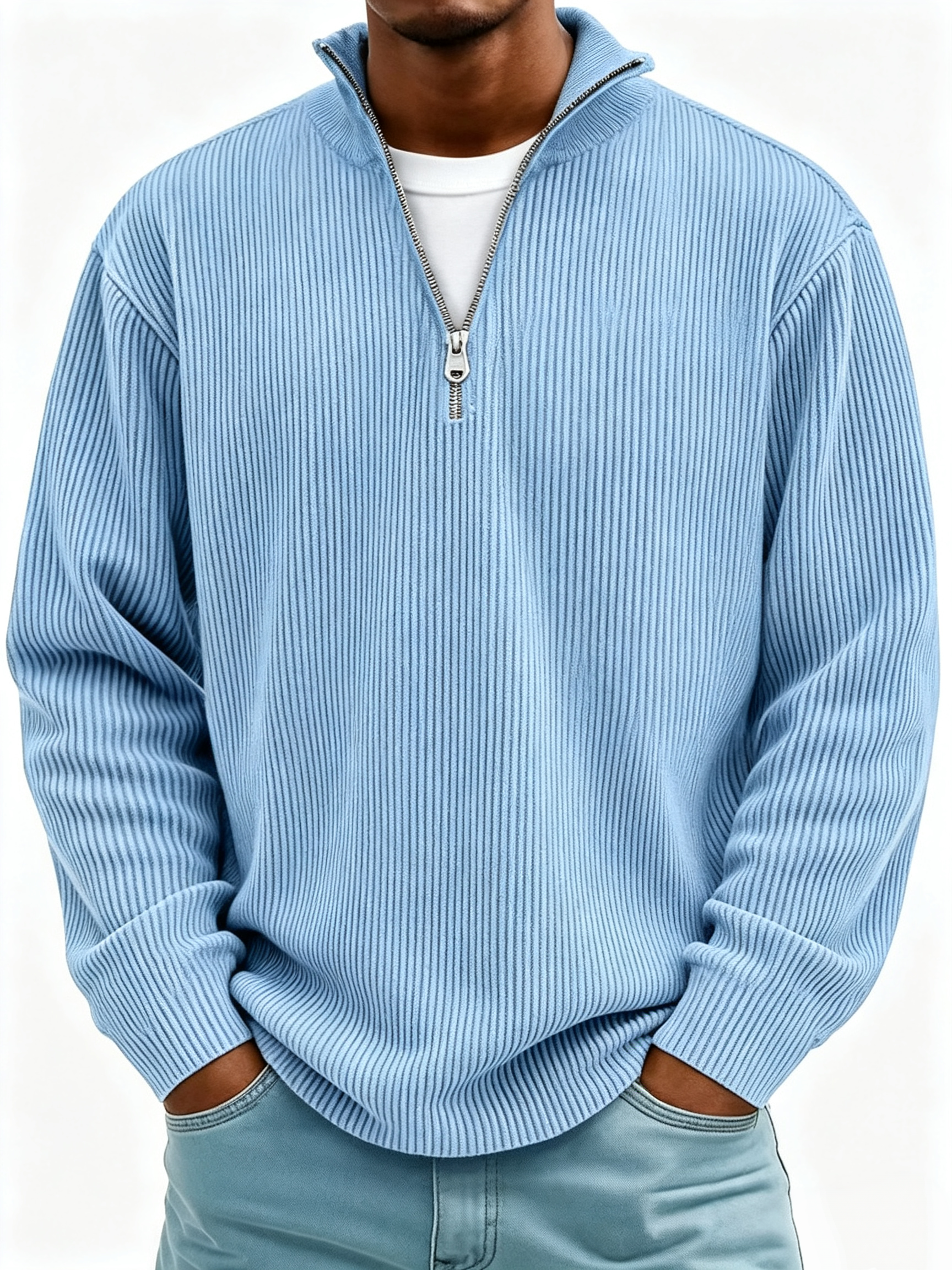 Men's Classic Comfort Corduroy Polo Shirt