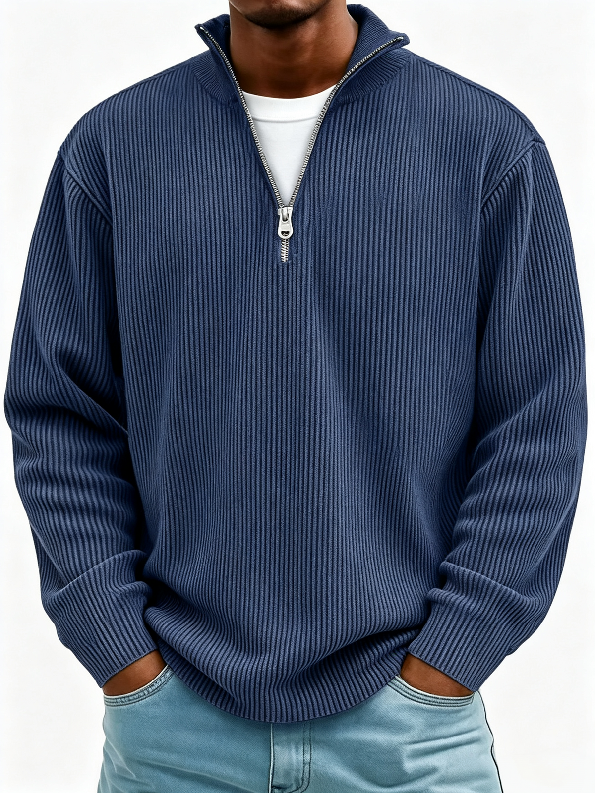 Men's Classic Comfort Corduroy Polo Shirt