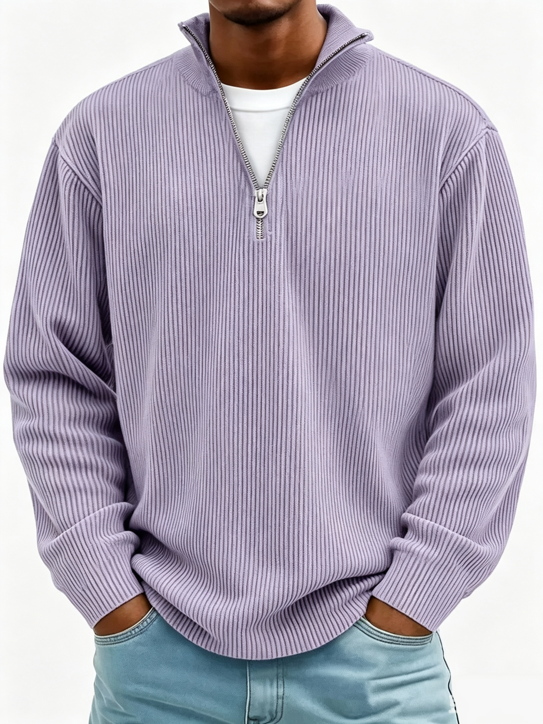 Men's Classic Comfort Corduroy Polo Shirt
