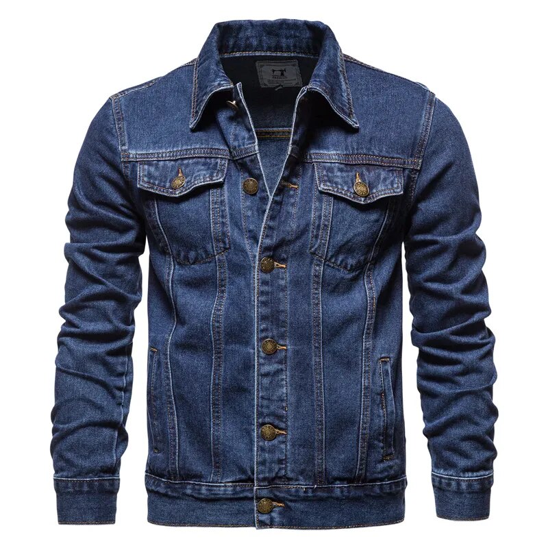 Men's Cotton Slim Fit Denim Jacket