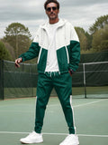Men's Relaxed‐Fit Color‐Block Tracksuit Set 65% 0FF