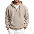 Men's Casual Waffle‐Knit Sports Sweatshirt