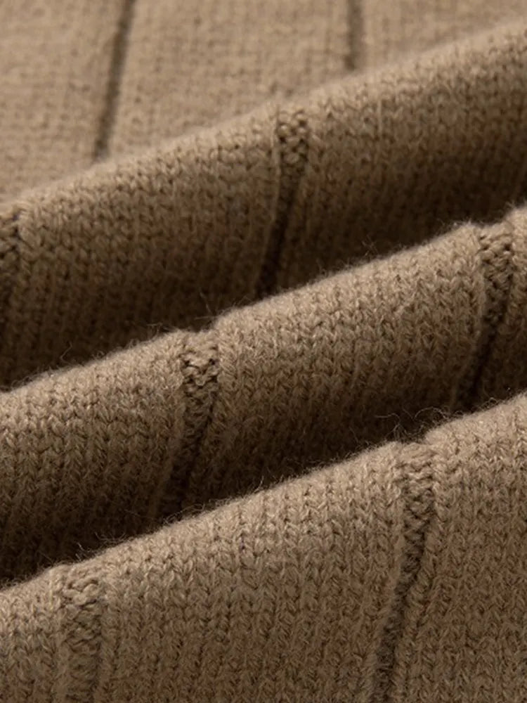 Cable Knit Shawl Collar Button-Up Cardigan